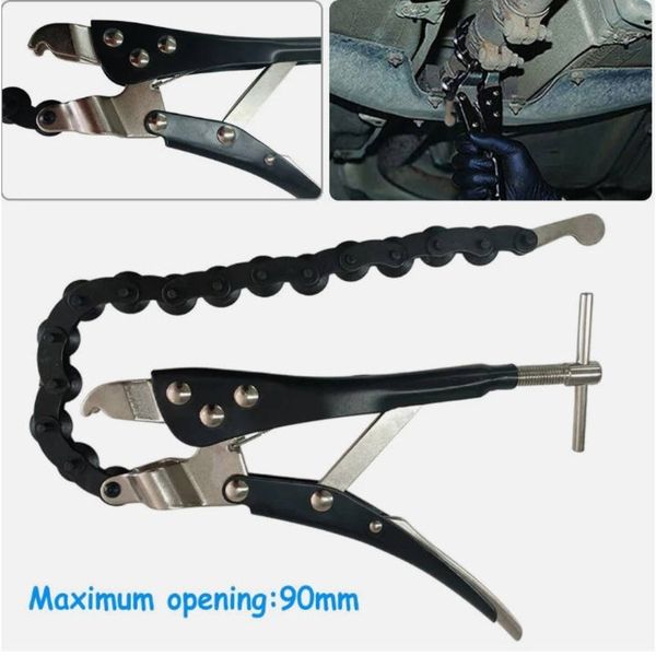 Tagliatubi a catena per tubi di scarico, chiave regolabile da 18 a 90 mm._voghion.com