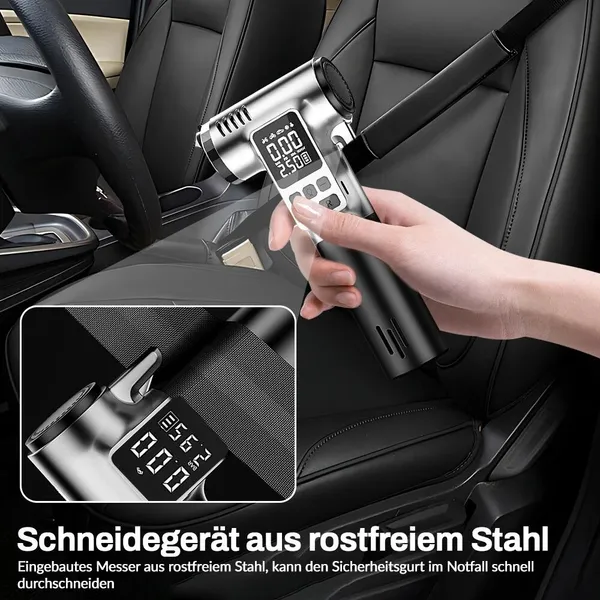Elektrische, kabellose Luftpumpe mit LCD-Display und Akkubetrieb_voghion.com