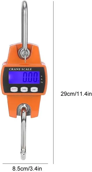 Digitale Hängewaage mit 300 kg Tragkraft und Spannungsmessgerät_voghion.com