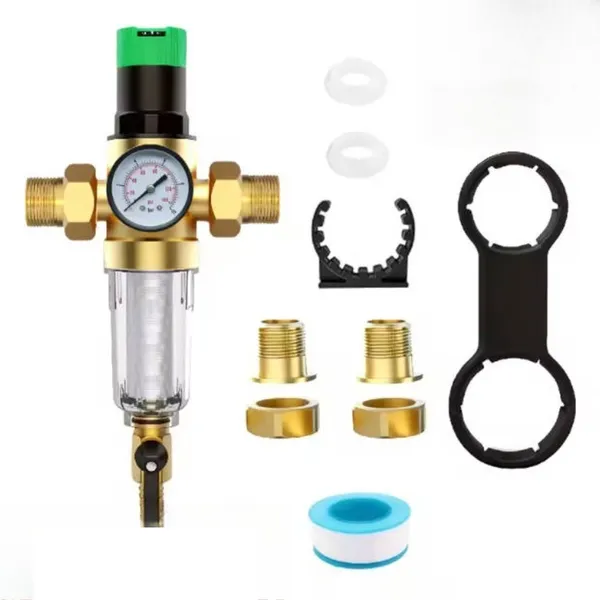 Wasserdruckminderer 3/4 Zoll DN20 mit Manometer und Filter_voghion.com