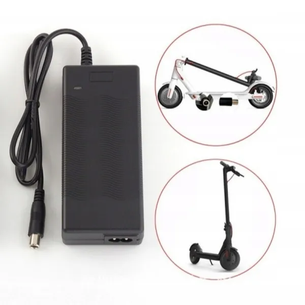 Adaptateur de charge 42V 2A pour trottinette électrique destiné au dropshipping_voghion.com