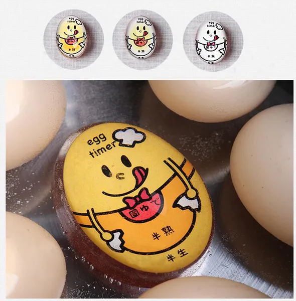 Portable Egg Timer Sensitive Hard & Soft Boiled Color Changing Indicator Tells When Eggs Are Ready For Kitchen Study Homework Sport Exercise_voghion.com