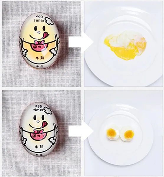Portable Egg Timer Sensitive Hard & Soft Boiled Color Changing Indicator Tells When Eggs Are Ready For Kitchen Study Homework Sport Exercise_voghion.com