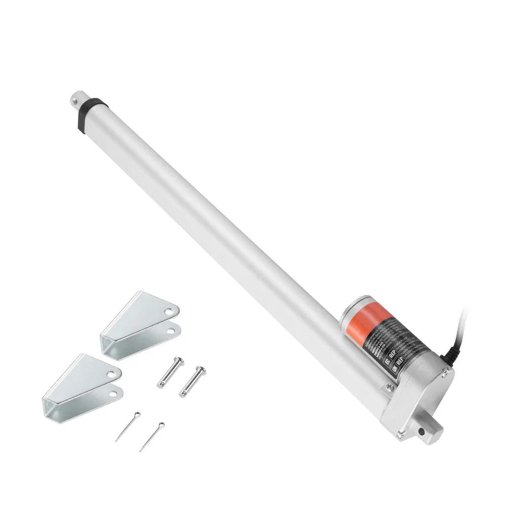 Linear Actuator 12V 45.7cm Stroke 149.7kg Load 0.5cm/s IP54_voghion.com